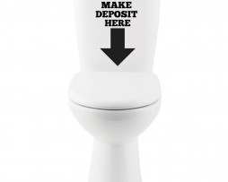 Make Deposit Here… Sticker