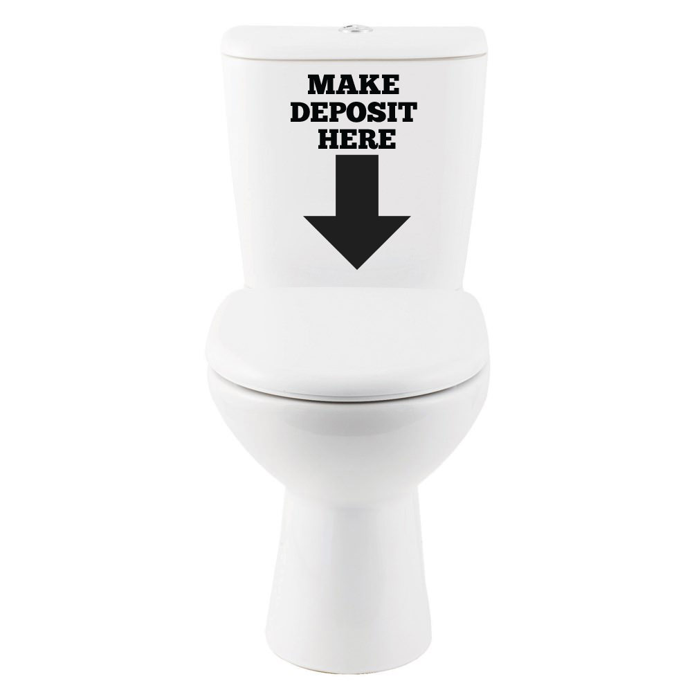Make Deposit Here… Sticker