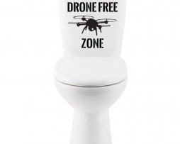 Drone Free Zone Sticker