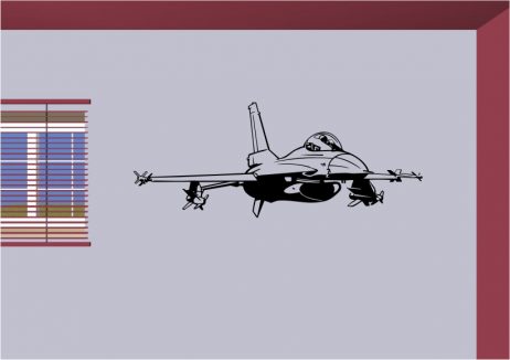 Fighter Jet Sticker