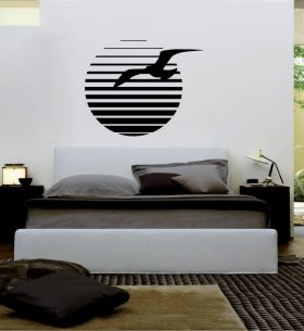 Sun and Bird Sticker 1 Sun and Bird Sticker