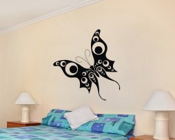 Abstract Butterfly Sticker