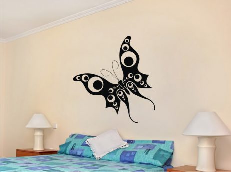 Abstract Butterfly Sticker