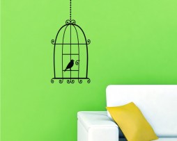 Hanging Bird Cage #2 Sticker
