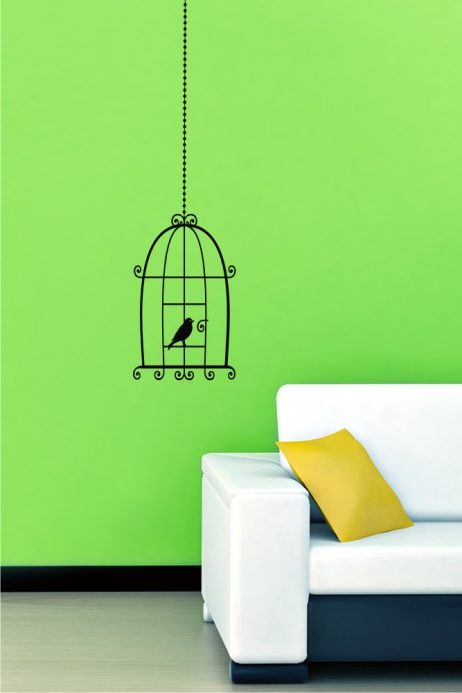 Hanging Bird Cage #2 Sticker