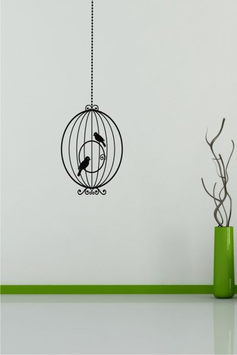 Hanging Bird Cage #1 Sticker