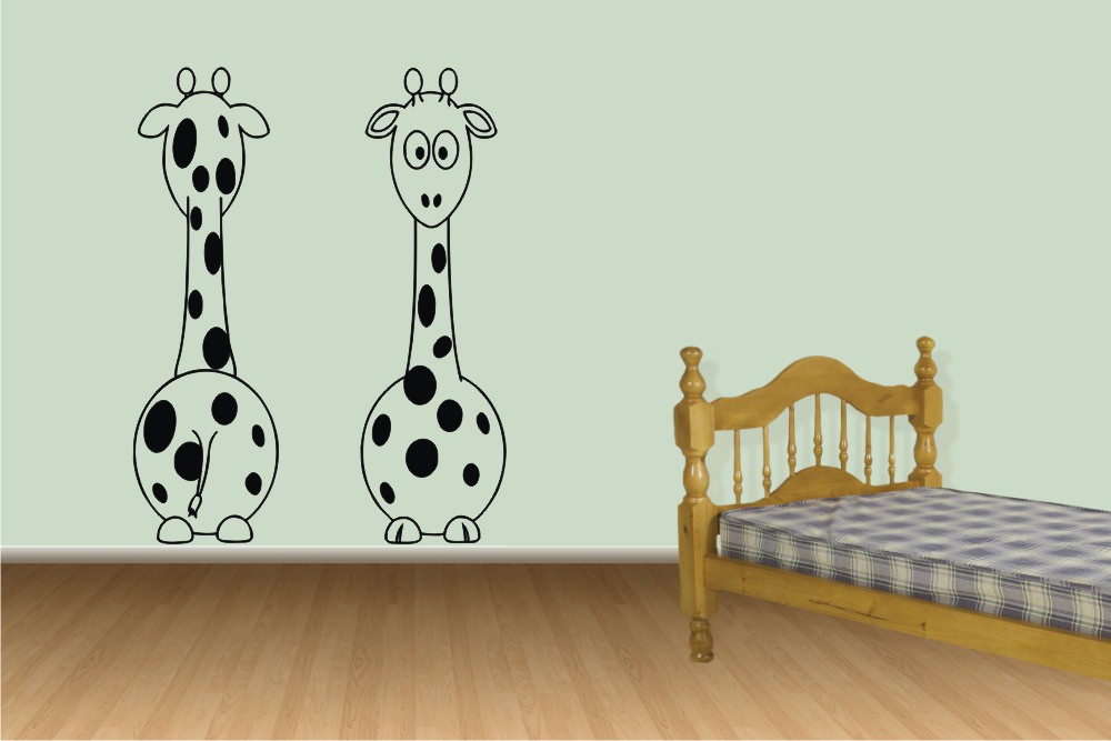 Cartoon Giraffe Sticker