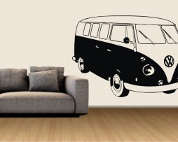 Retro Mini Bus Sticker