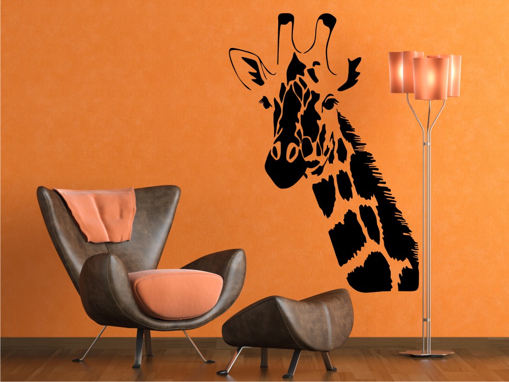 Giraffe Head Sticker