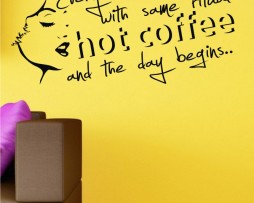 Coffee Quote Sticker