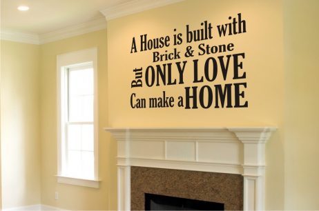 Only Love Can Make a Home Sticker