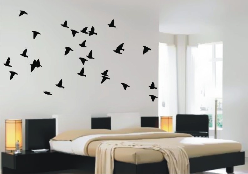 Flock of Birds Sticker