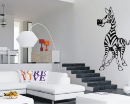 Cartoon Zebra Sticker