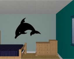 Dolphin Jump Sticker