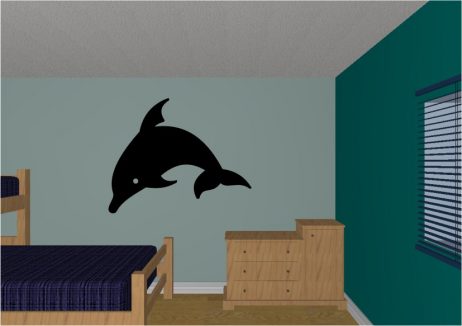 Dolphin Jump Sticker